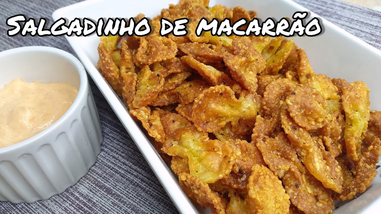 Salgadinho De Macarr O Na Airfryer Super Crocante