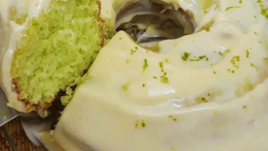 Bolo De Limão Com Glacê Fácil e Rápido