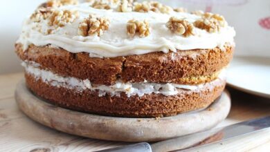 Receita De Bolo E Recheio De Nozes