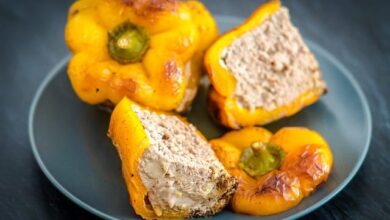 Pimentão Amarelo Recheado Com Atum