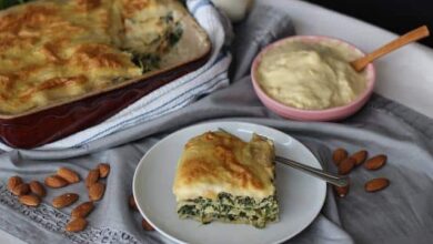 Receita De Lasanha De Espinafre Com Molho Branco