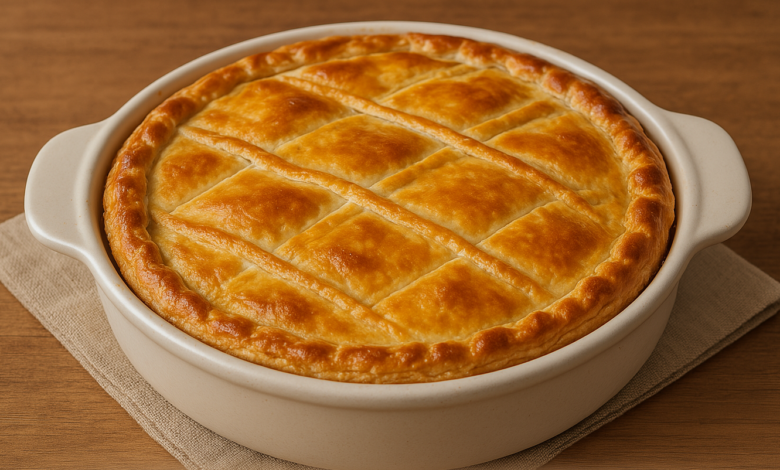 Empadão De Frango Com Requeijão Cremoso