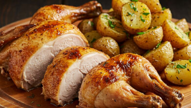 Frango Assado Com Batatas Na AirFryer