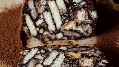 Receita De Salame De Chocolate Fácil E Rápido