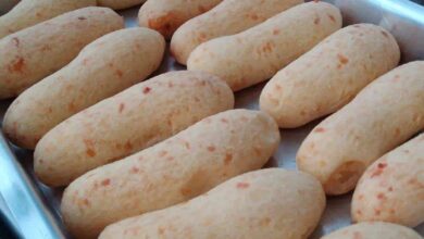 Biscoito De Polvilho Assado Com Queijo E Trigo