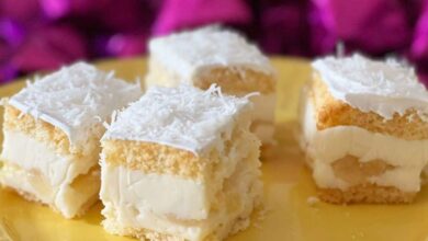 Bolo De Abacaxi Gelado Com Recheio Cremoso