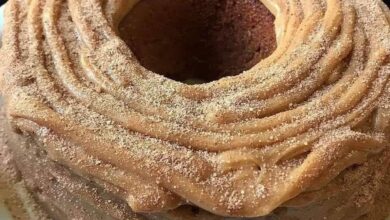 Receita De Bolo De Churros Com Doce De Leite