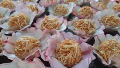 Brigadeiro de Coco Queimado Com Doce de Leite