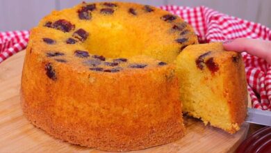 Bolo Amanteigado de Fubá Perfeito Super Fofinho