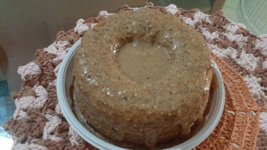 Bolo de Amendoim Com Uma Cobertura Deliciosa