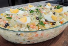 Deliciosa Salada de Maionese Rápida Fácil e Super Cremosa