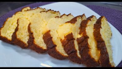 Bolo Cocada da Vovó Sem Farinha de Trigo Para Comer no Lanche ou Como Sobremesa