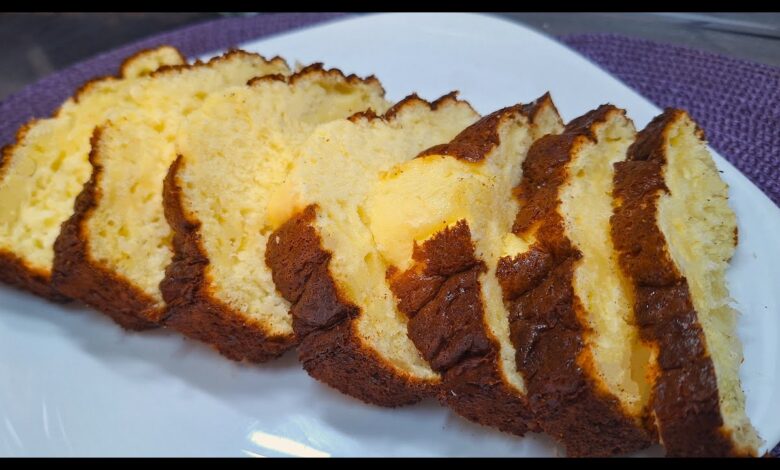 Bolo Cocada da Vovó Sem Farinha de Trigo Para Comer no Lanche ou Como Sobremesa