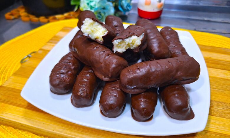 Bombom de Coco Com Chocolate Tipo Prestígio Que Qualquer Pessoa Consegue Fazer