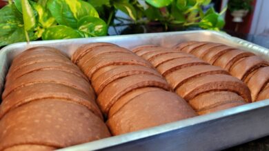 Pão Doce de Chocolate Que Pode Rechear Com o Que Você Quiser