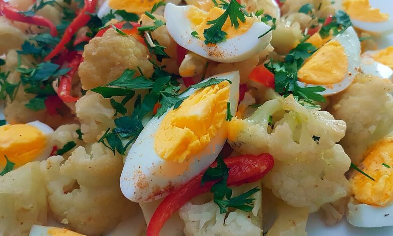 Salada de Couve-Flor Tão Bonita e Gostosa Quanto a de Restaurante