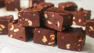 Receita de Fudge de Chocolate Com Castanhas